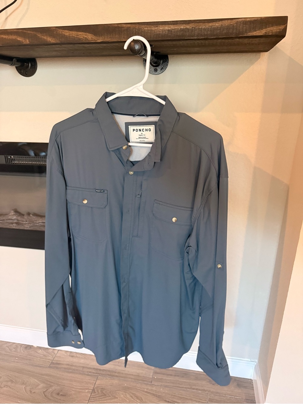 Poncho Long-Sleeve Shirt